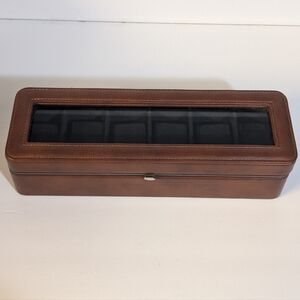 Watch Display Case For Men,Leather Watch Organizer Box,Watch Travel Organizer